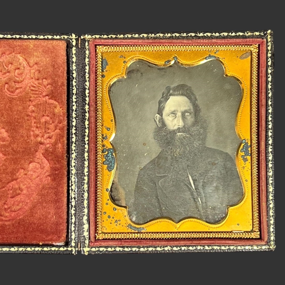 19th Century Daguerreotype of Bearded Gentleman (1 of 6)
