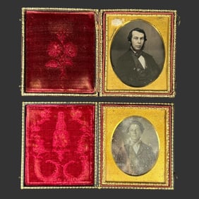Lot of 2 19th C Daguerreotype Photos