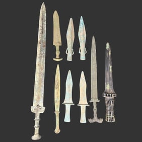 Group of Decorative Antique-Style Daggers & Blades