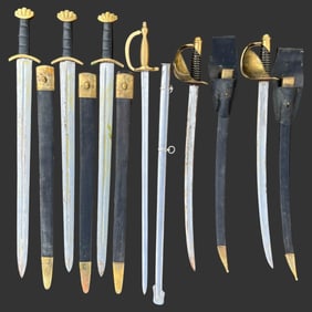 Group of Decorative Swords & Sabers (6)