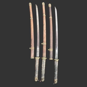 Group of Chinese Jian Swords Replicas (3)