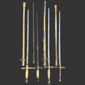 Group of Fraternal Ceremonial Swords (4)