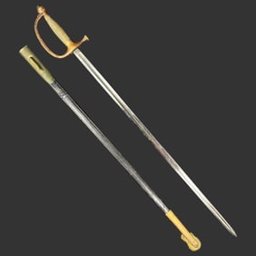 Ames U.S. Model 1840 Foot Officer's Sword 1864