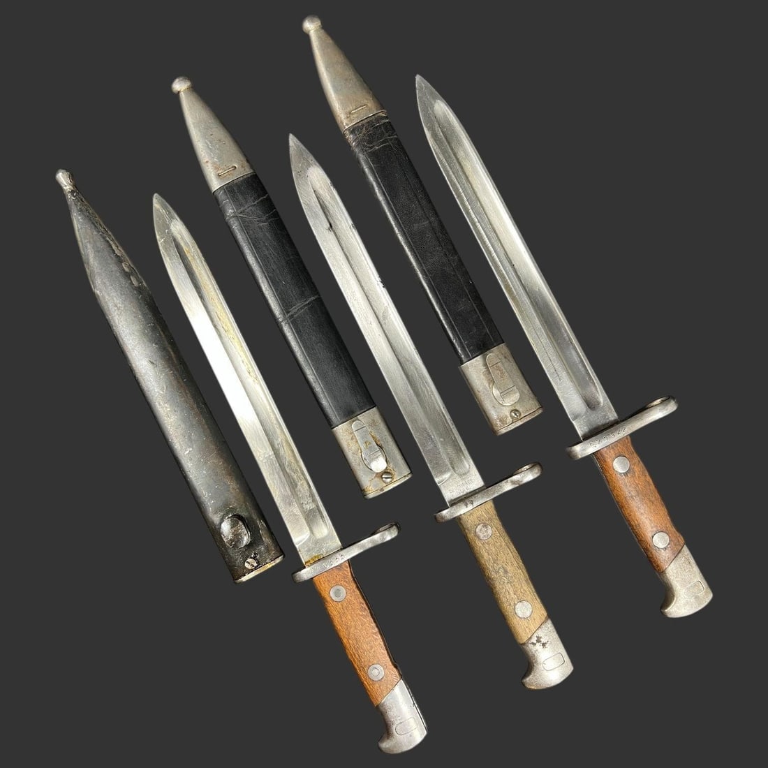 Lot of 3 Steyr-Suhl M1895 Military Bayonets (1 of 8)