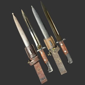 Two 1936 Yugoslavian Model 1924 Mauser Bayonets
