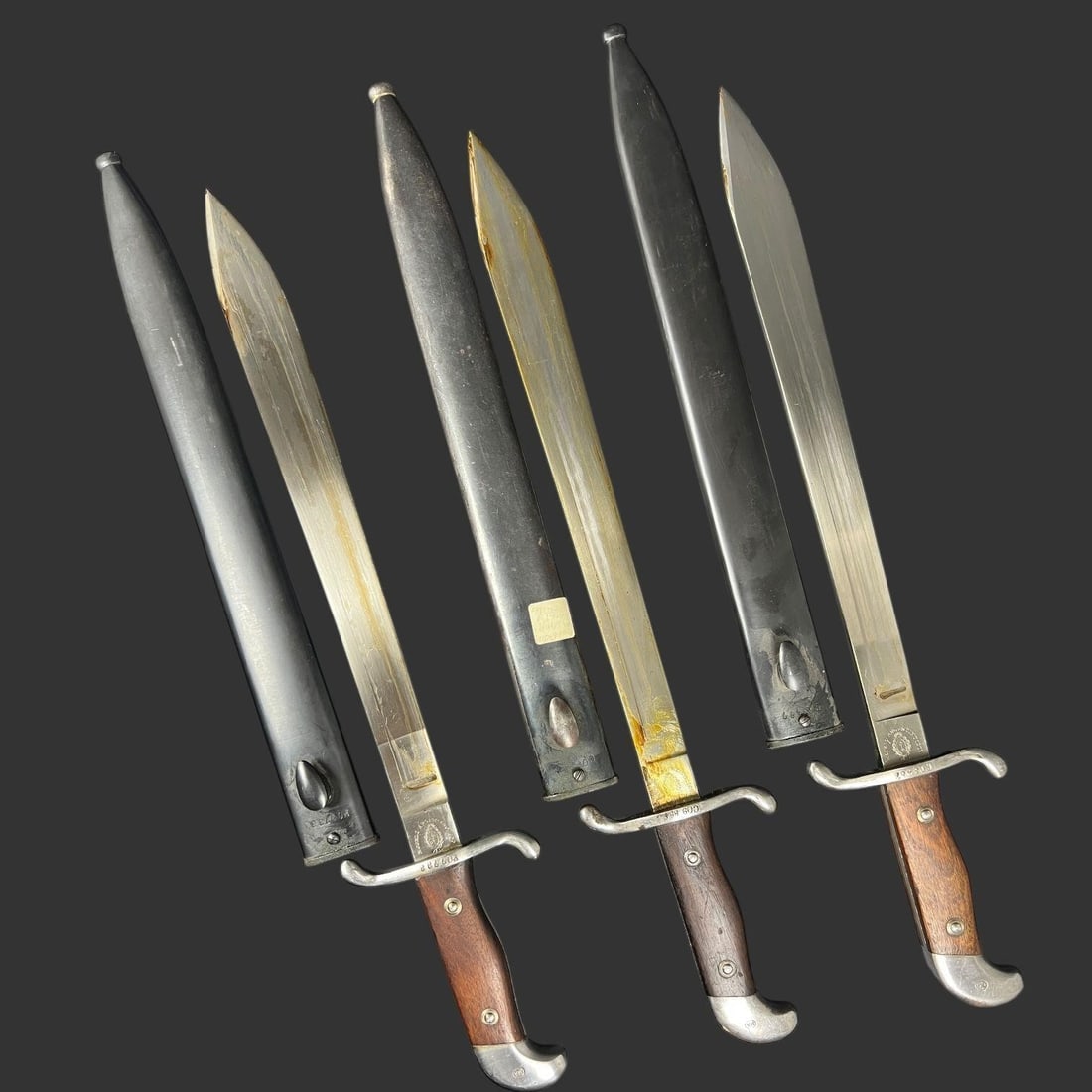 Argentinian Model 1909 Bayonets w/ Scabbards (3) (1 of 11)