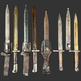 Lot Austro-Hungarian M1895 Mannlicher Bayonets (4)