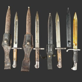 German & Czech Bayonet Group w/ Scabbards