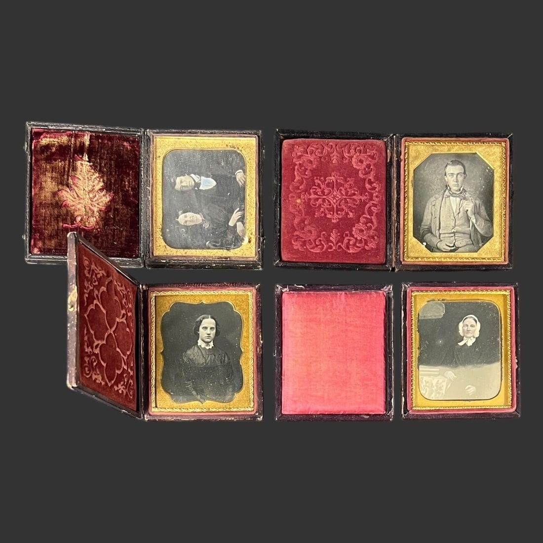 Cased 19th-Century Daguerreotype Portraits (4) (1 of 9)
