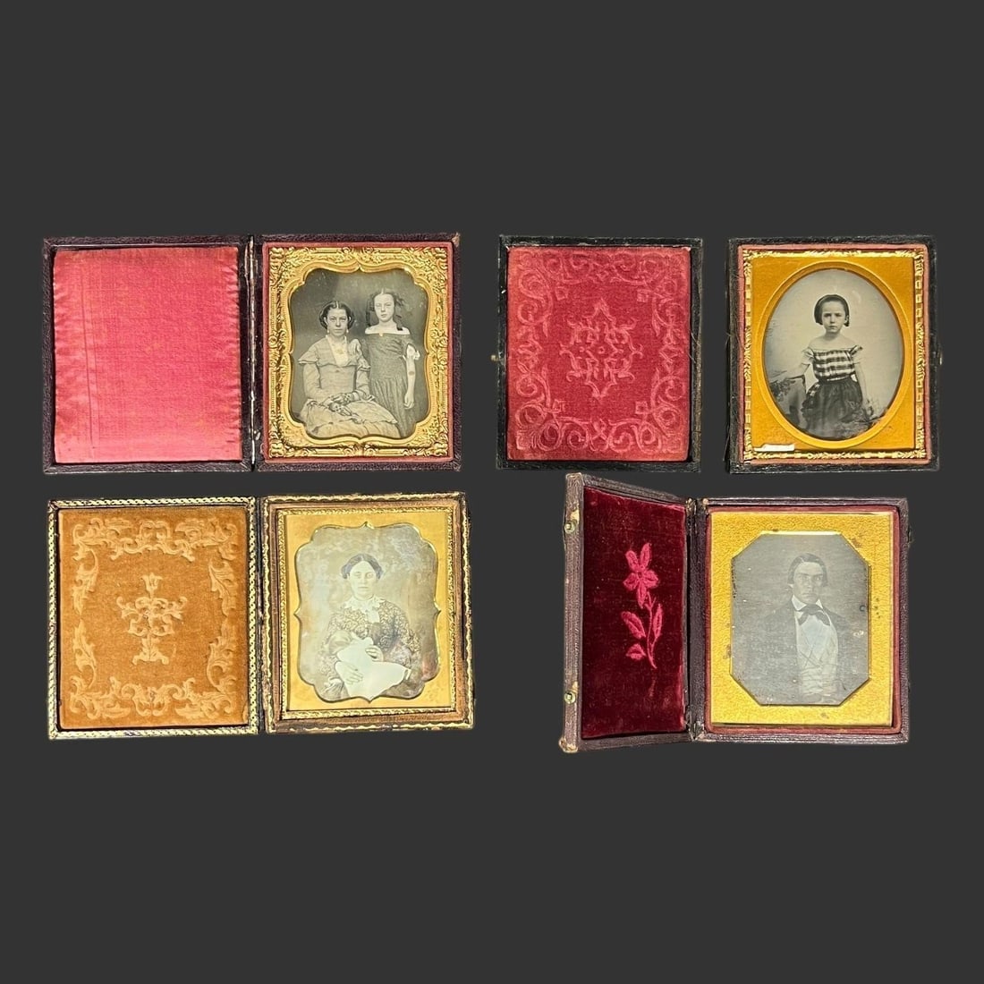 Four Cased 19th-Century Daguerreotype Portraits (1 of 9)