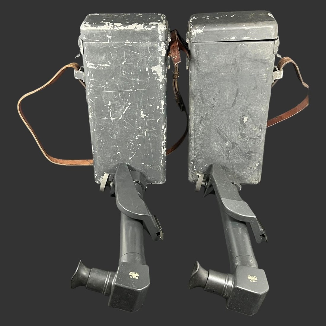 Pair Wild Heerbrugg Swiss Periscopic Viewfinders (1 of 9)