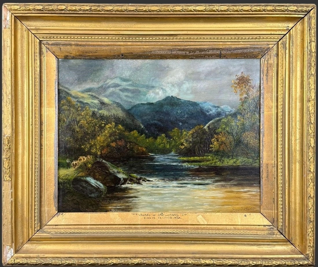 Daniel Bates (English, 1840-1921) Oil Painting (1 of 9)