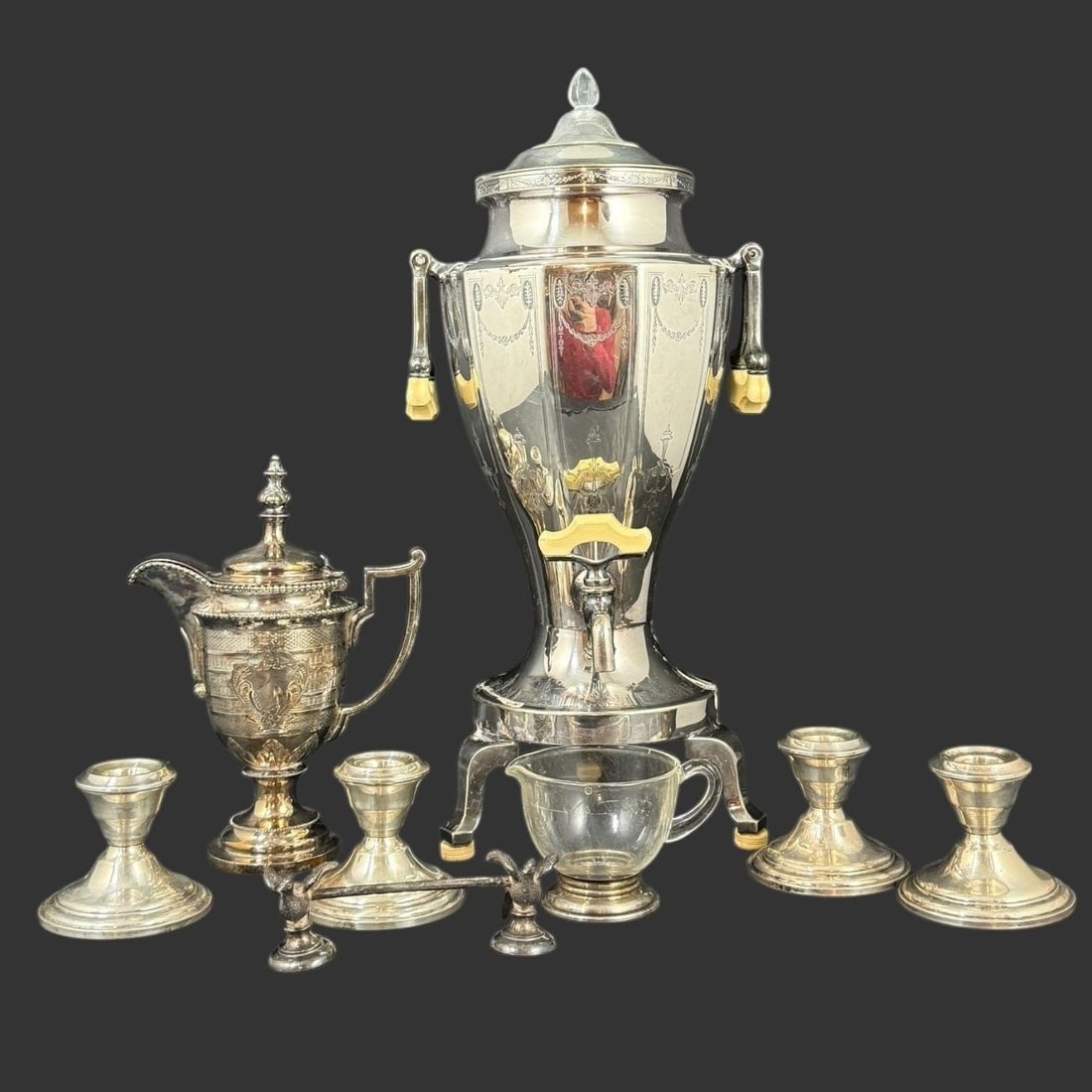 Lot of Mixed Silverplate and Sterling Items (1 of 20)