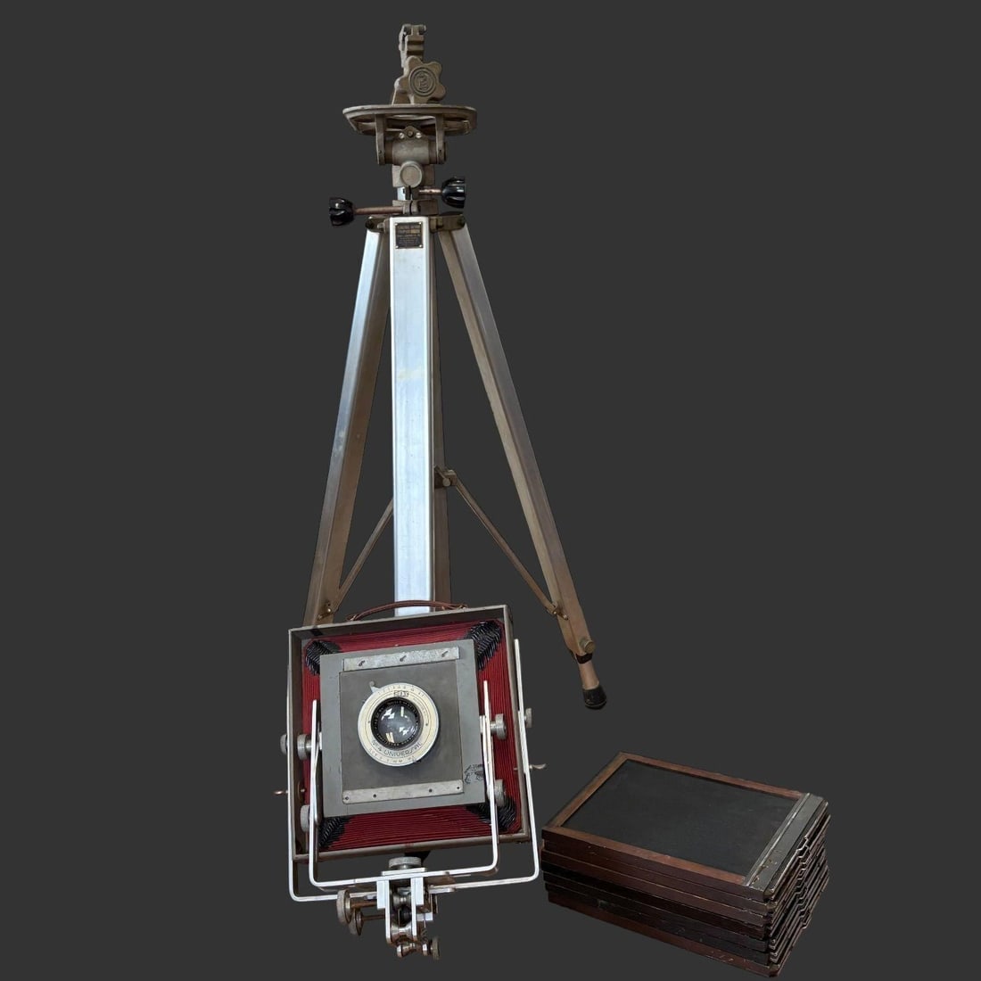 Antique Large Format Camera w/ Tripod & Holders (1 of 18)