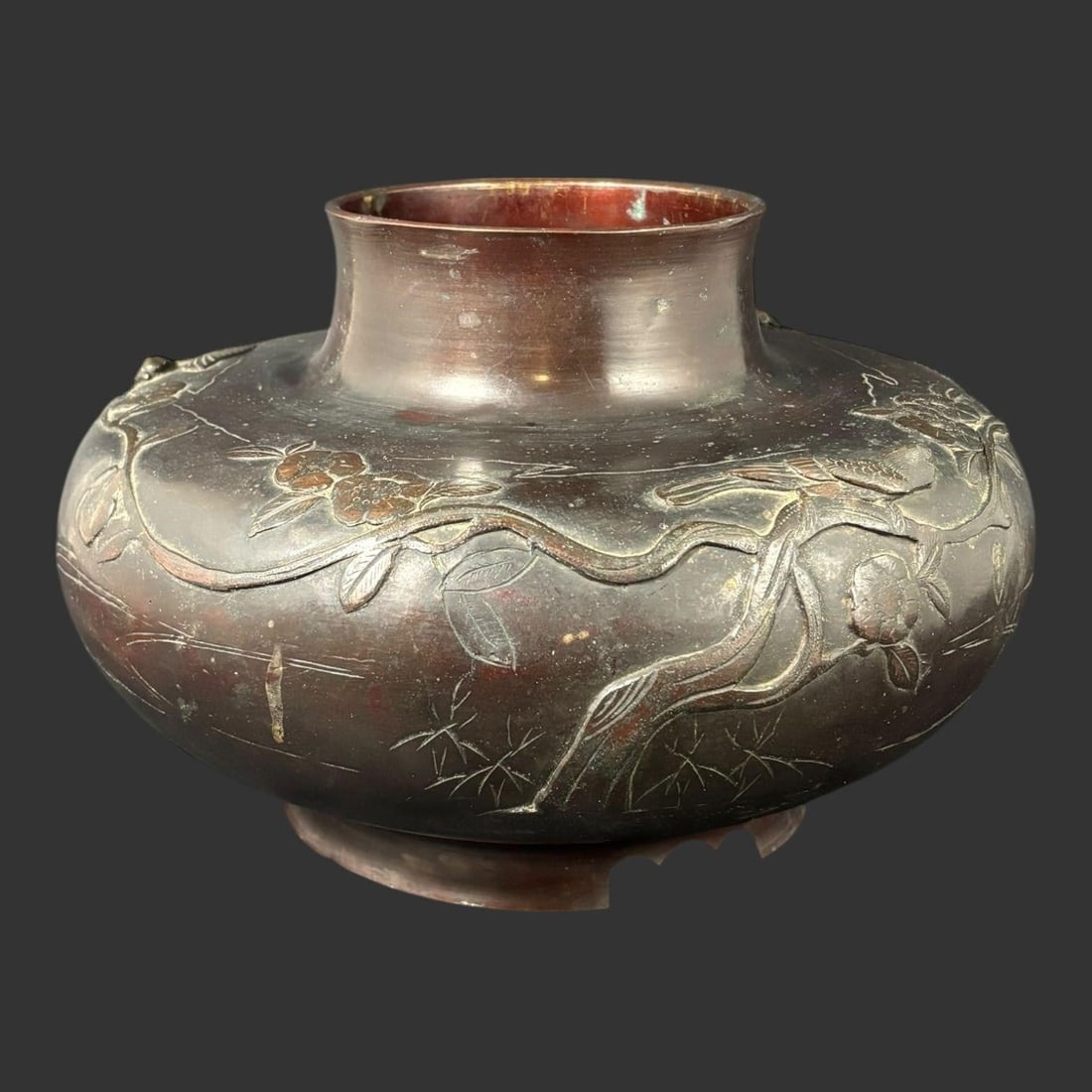 Japanese Bronze Jardinière / Censer Meiji Period Style (1 of 8)