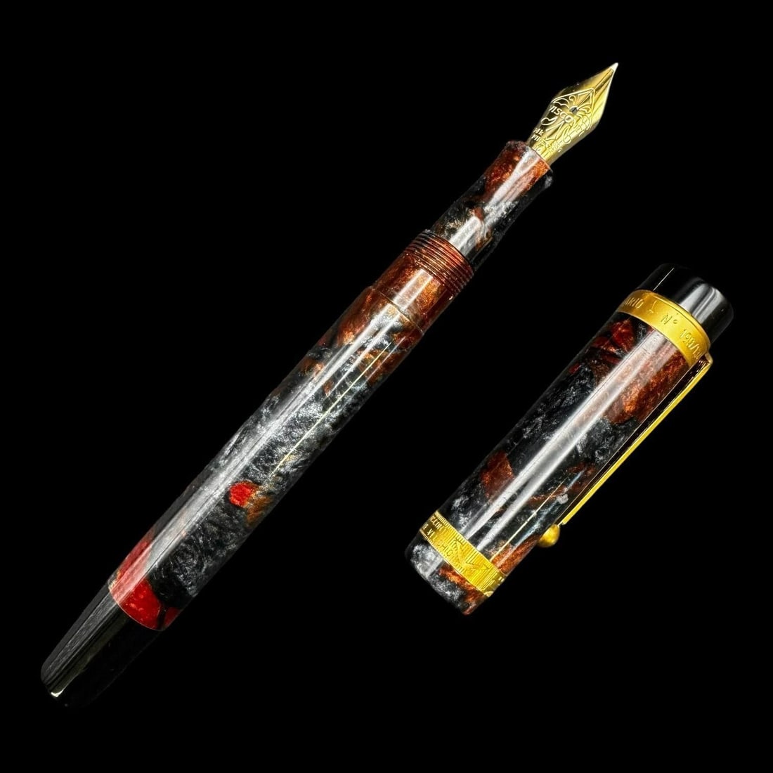 Visconti 14k Adriatic Stone Fountain Pen (1 of 5)