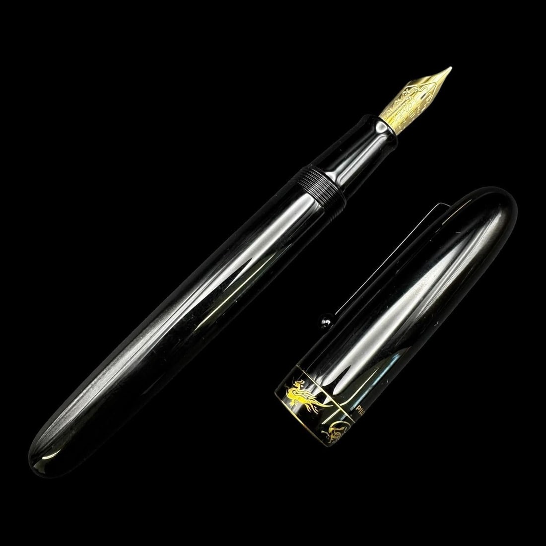 Pilot 80th Anniversary 18k Black Urushi Fountain Pen (1 of 5)