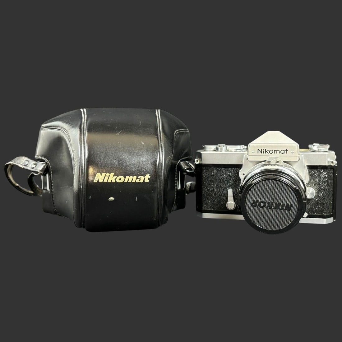 Nikomat FT 35mm SLR Camera w/ Nikkor 50mm f/2 Lens & Case (1 of 13)