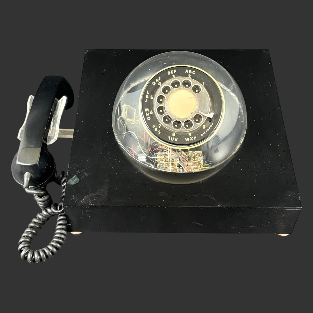 Space Age Acrylic Teledome Transparent Rotary Telephone (1 of 8)