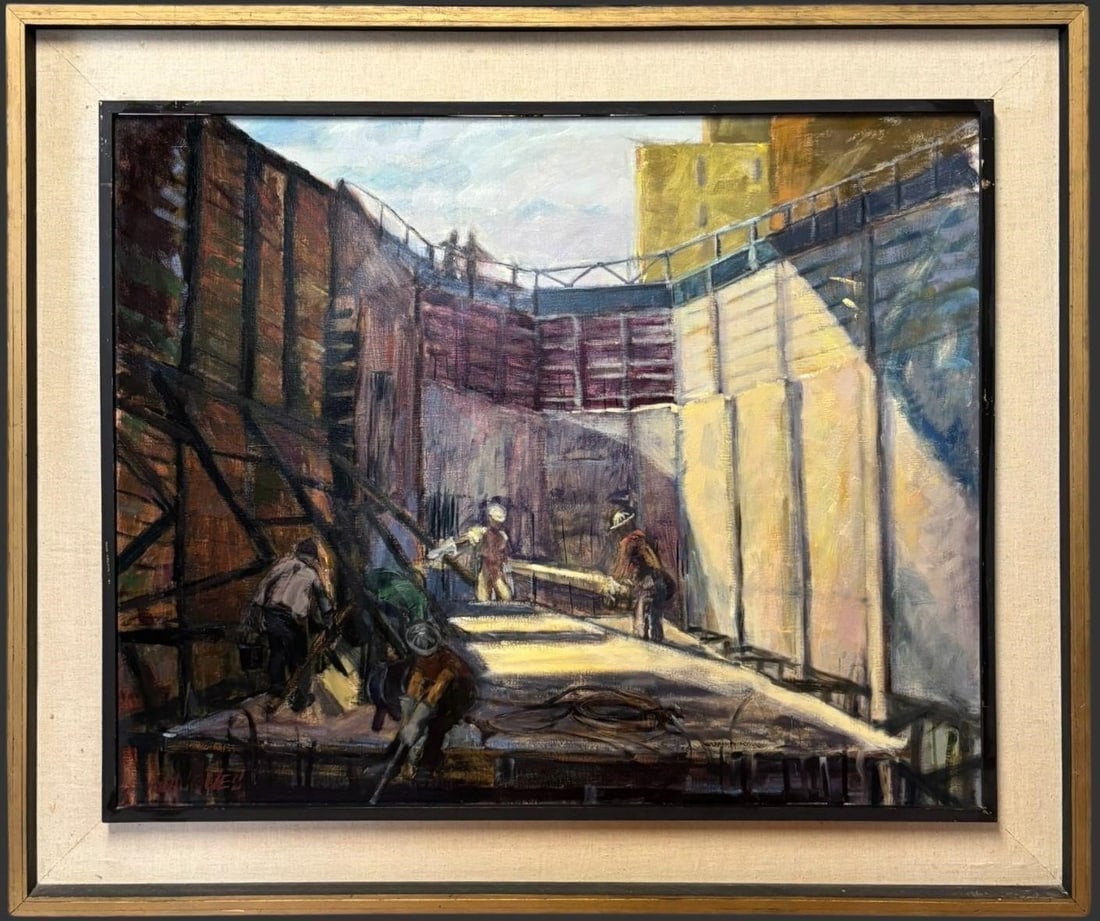 Michael L. Jacques (USA, 20th C.) Oil Painting (1 of 8)