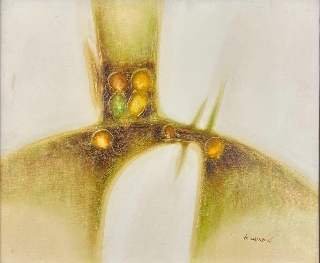 Albert Johansson (Sweden, 1926-1998) Painting (1 of 5)