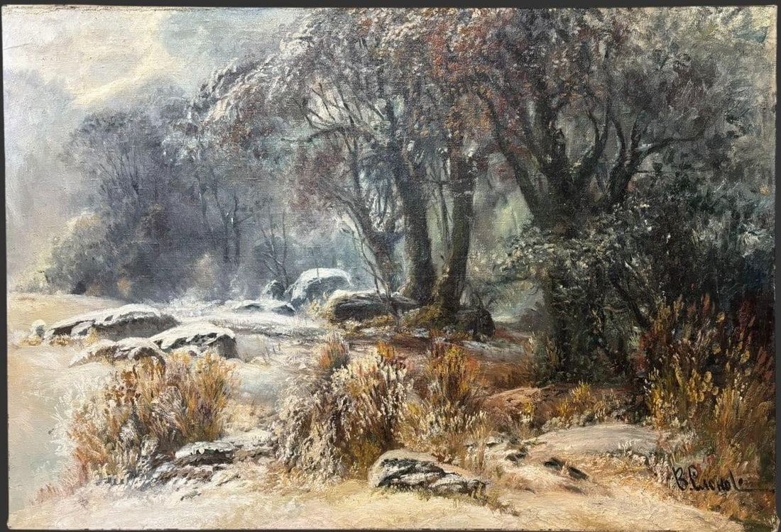 Valentin Sergeevich Slonov (Russian, b. 1938), "First Snow", 1986 (1 of 5)