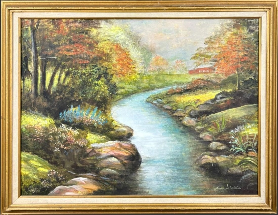 Patricia Szetela (Unknown) Landscape Painting (1 of 6)