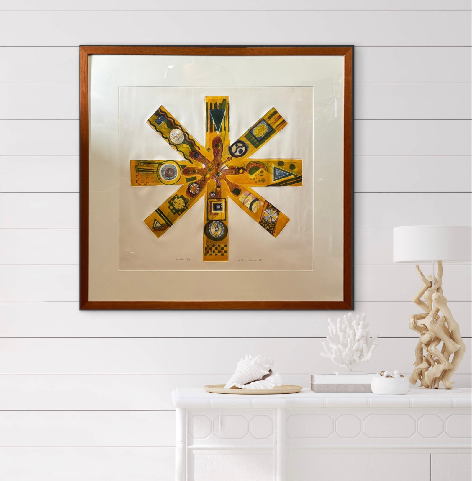 Geoffrey Brunell (B. 1945) 'Asterix' 1969 Print (1 of 7)