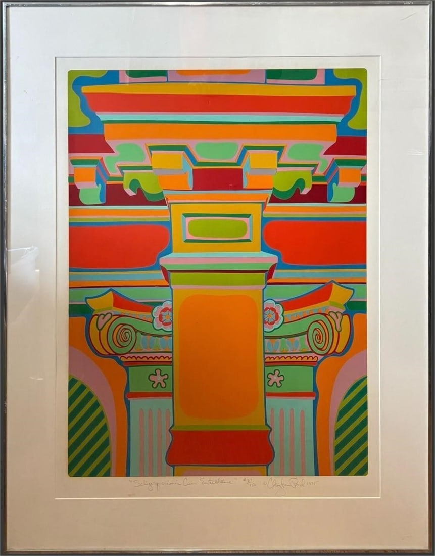 Clayton Pond 1975 Silkscreen Capitol Ideas Print (1 of 7)