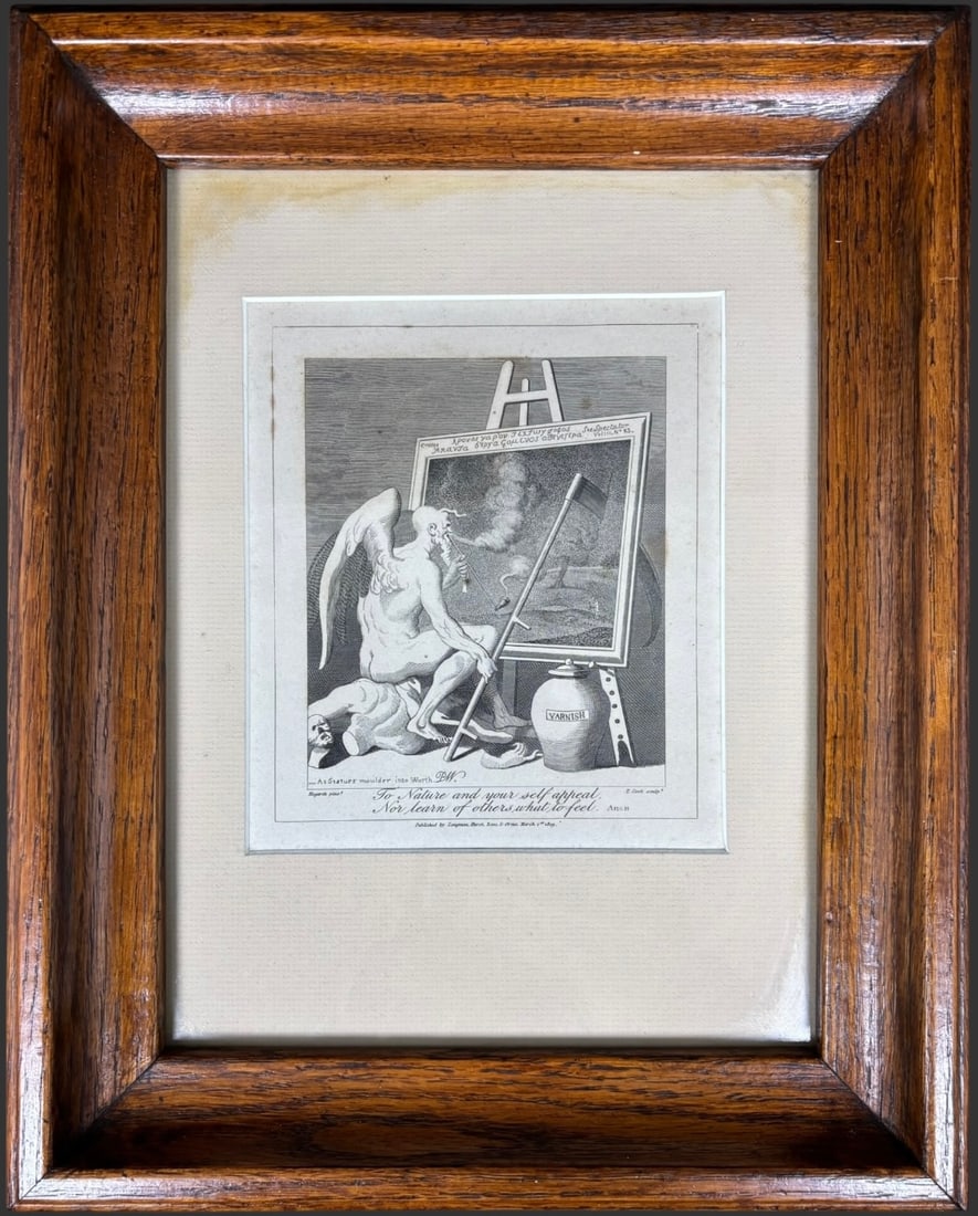After William Hogarth “To Nature and Yourself Appeal?? Etching (1 of 4)