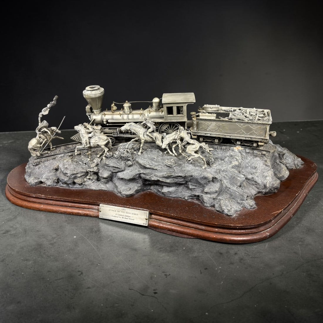Michael Boyett “Attack on the Iron Horse?? Sculpture: Thi