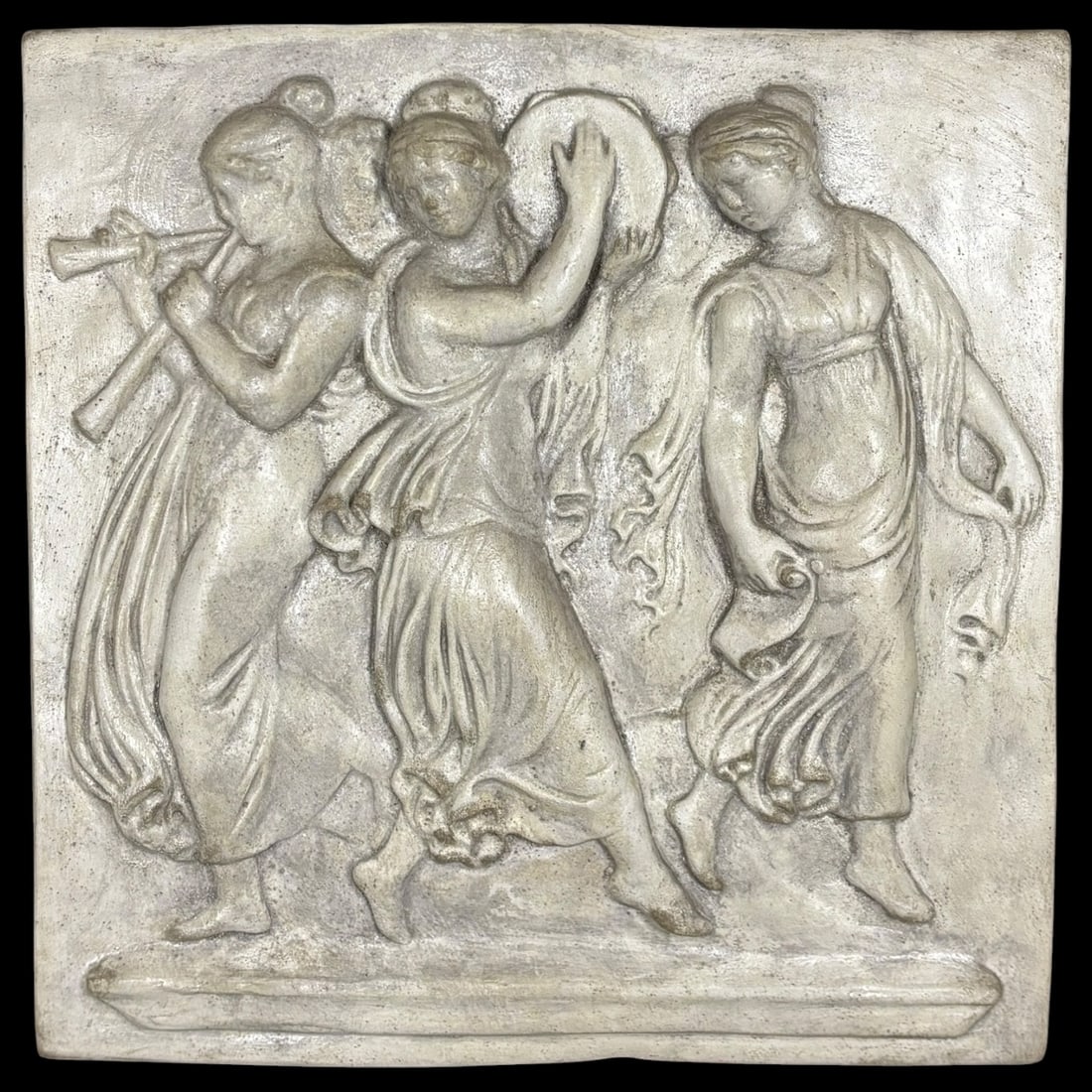 “The Three Muses?? Classical Relief Plaque Signed (1 of 5)
