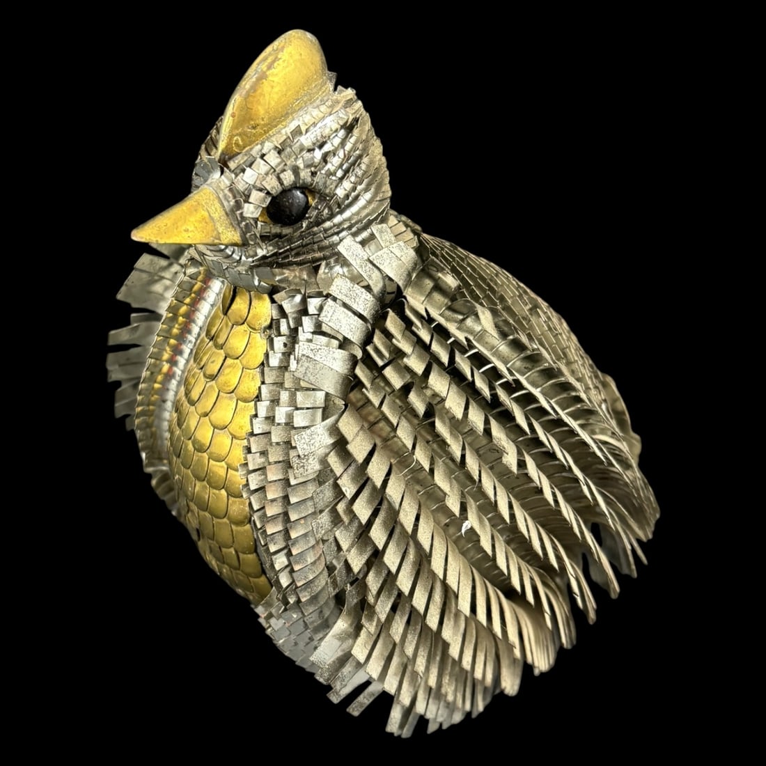 A. Blasquez Mexican Folk Art Mixed Metal Bird Sculpture (1 of 12)