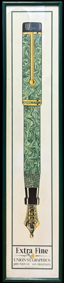 Framed Union St. Graphics “Extra Fine?? Fountain Pen Poster Print (1 of 3)