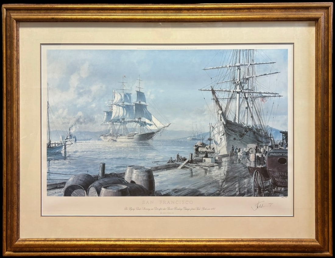 John Stobart “San Francisco?? Signed Limited Edition Maritime Print (1 of 6)