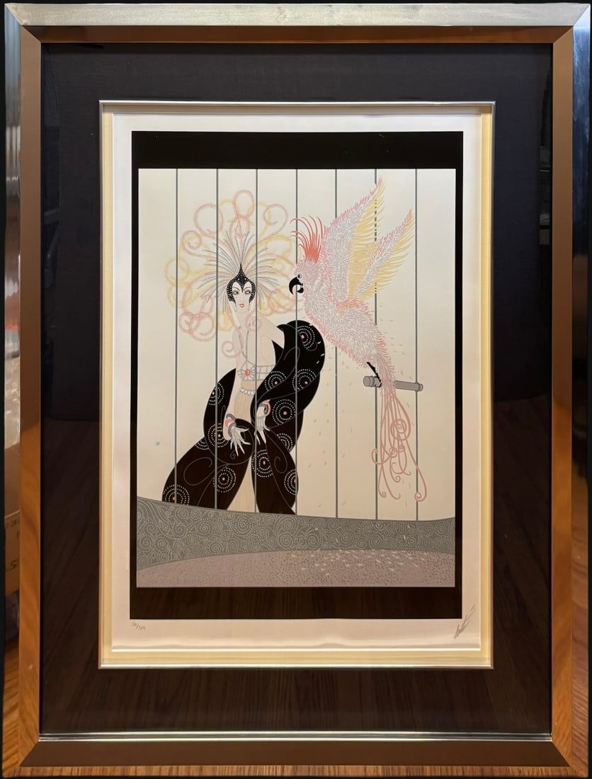 Erté “The Bird Cage?? Limited Edition Serigraph #36/300 (1 of 5)