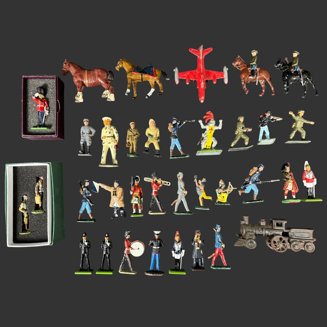 Vintage Britains Lead Toy Soldiers Military & Diecast Lot (1 of 14)