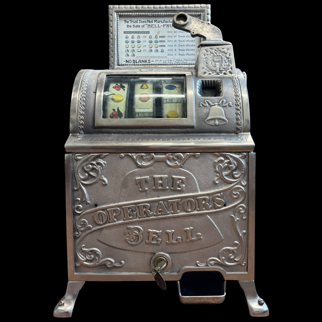 The Operators Bell 5¢ Bell-Fruit-Gum Antique Slot Machine (1 of 7)