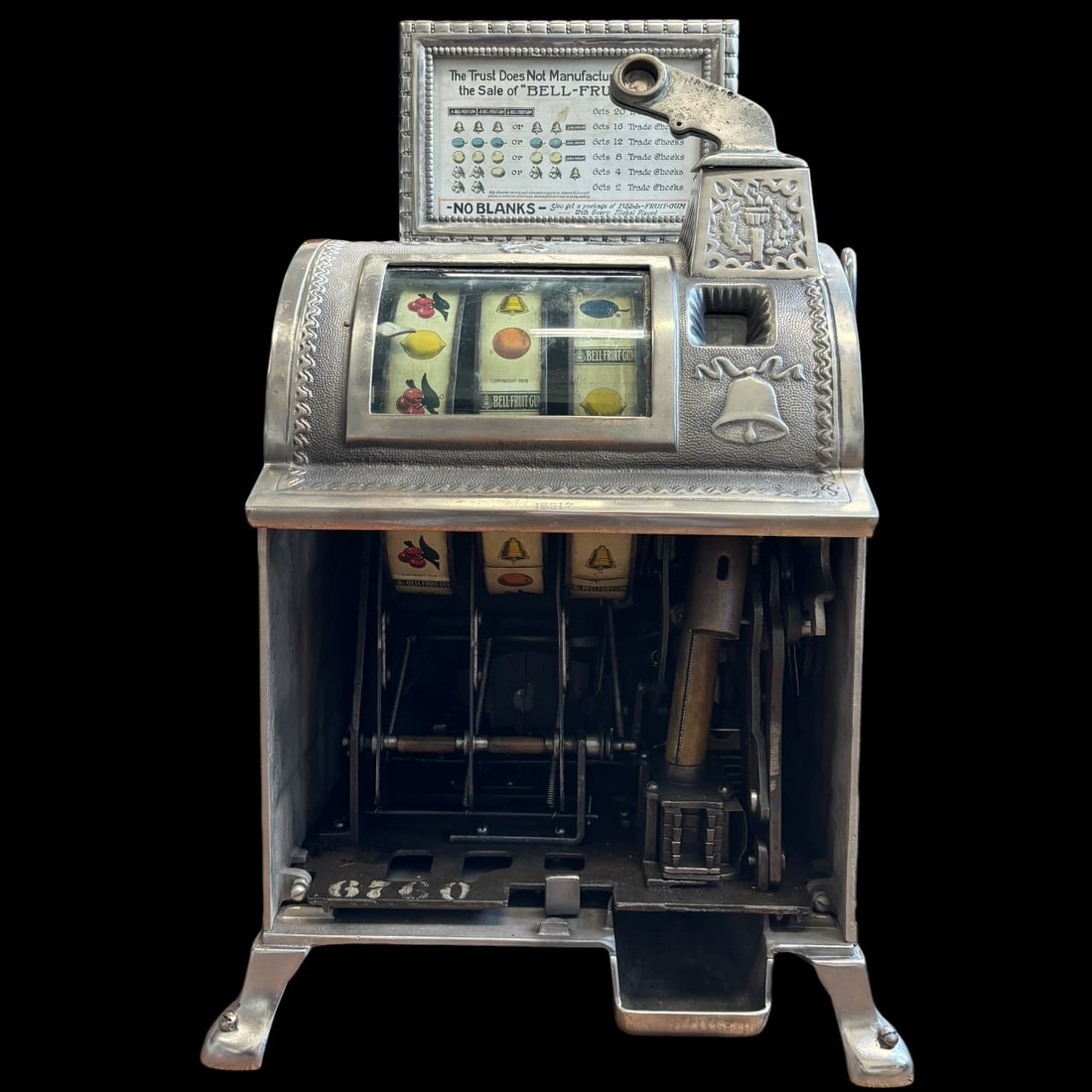 The Operators Bell 5¢ Bell-Fruit-Gum Antique Slot Machine - 3