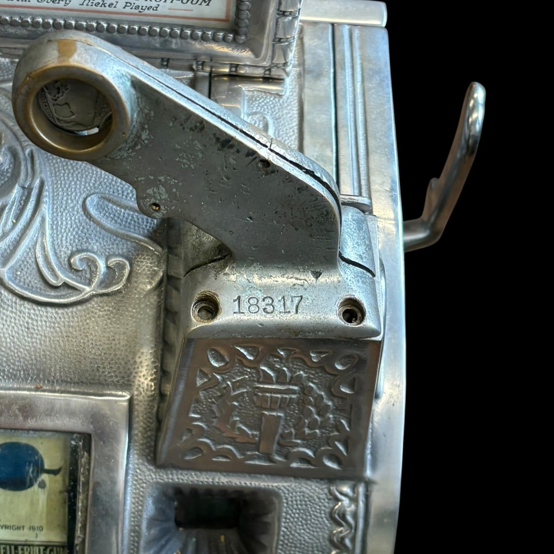 The Operators Bell 5¢ Bell-Fruit-Gum Antique Slot Machine - 5