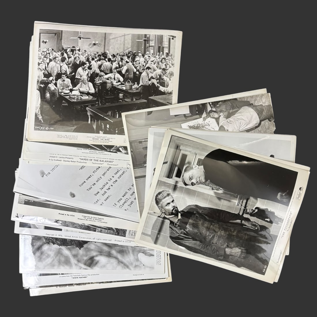 Large Vintage Hollywood Movie Still Photograph Lot (1 of 9)