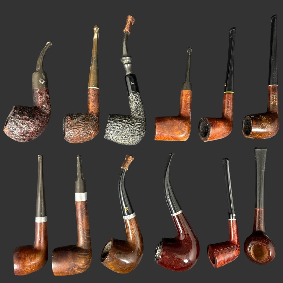 Lot of 12 Vintage Smoking Pipes (1 of 17)