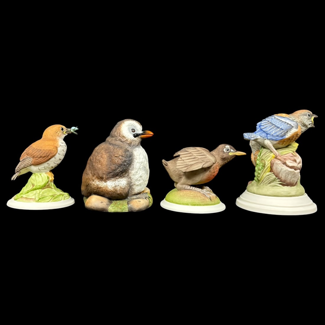 Collection of Boehm Porcelain Hand Painted Songbirds Group: A d