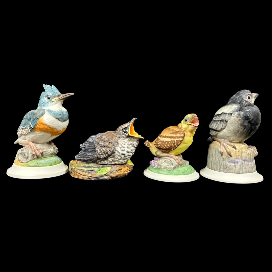 Boehm Porcelain Baby Bird Figurines Group (4) (1 of 7)