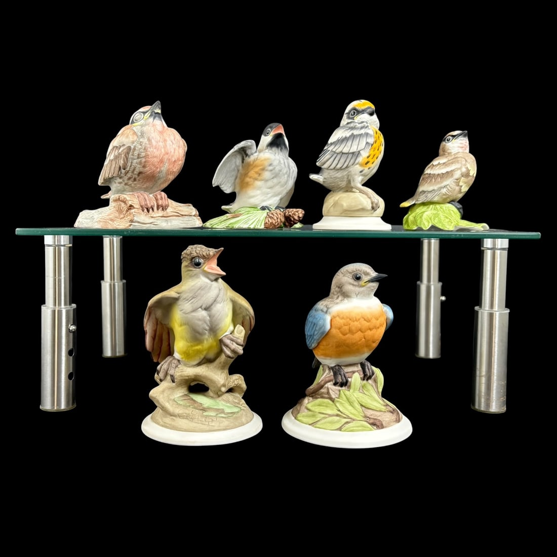 Vintage Boehm Porcelain Hand Painted American Birds Figurine Collection: Th