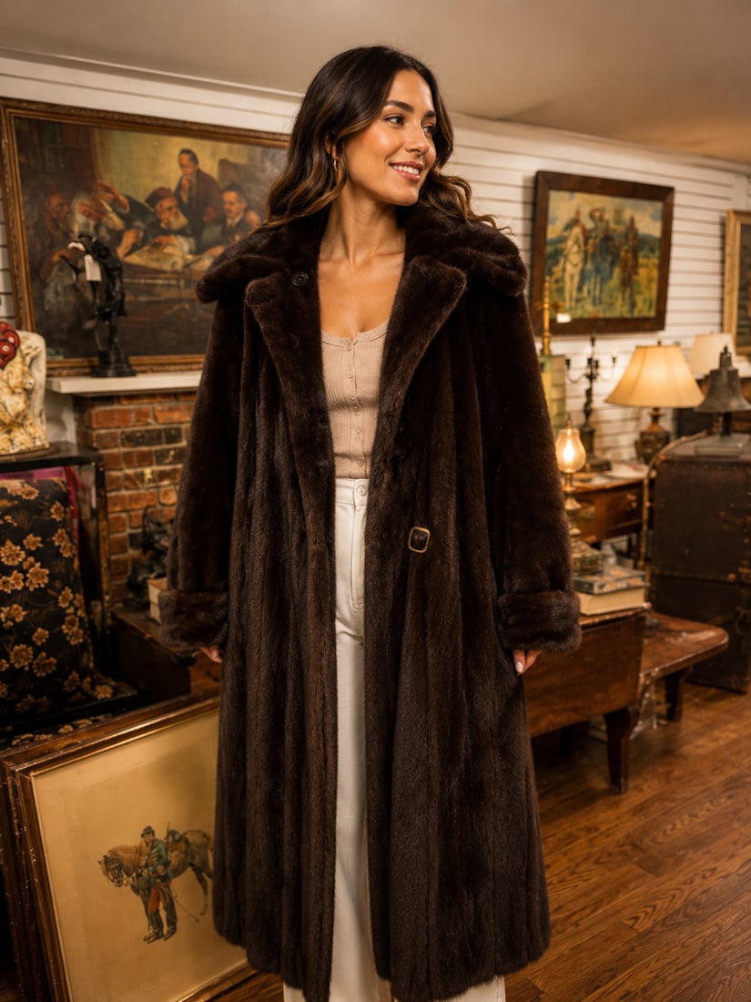 Neiman Marcus Mink Louis Dell'Olio Fur Coat (1 of 6)