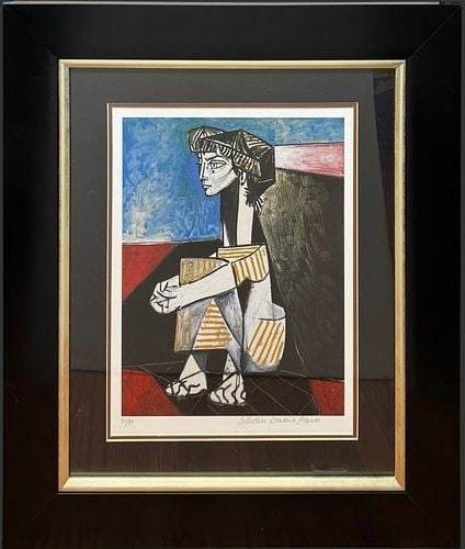 Pablo Picasso Seated Figure Collection Domaine Picasso Print #42/300