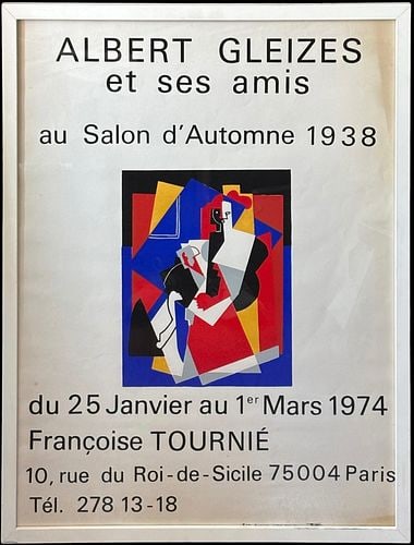 1974 Albert Gleizes et Ses Amis Paris Exhibition Poster (1 of 4)