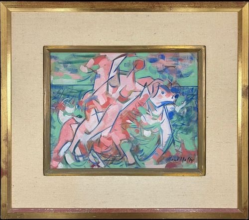 Carl Robert Holty (German American, 1900-1973) Europa and the Bull (1 of 5)