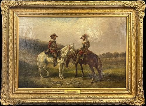 Richard Beavis (English, 1824–1896) After Edge Hill Oil Painting (1 of 5)